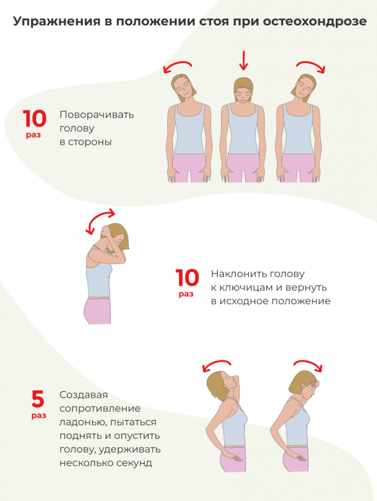 Какие упражнения надо делать при остеохондрозе